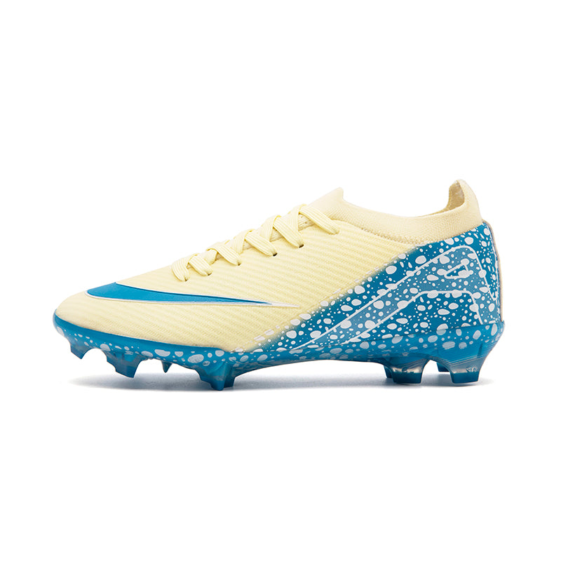 Custom Soccer Cleats "Cheetah Print" Beige FG