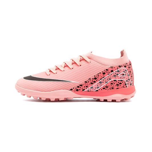 Custom Turf Soccer Shoes "Cheetah Print" Pink