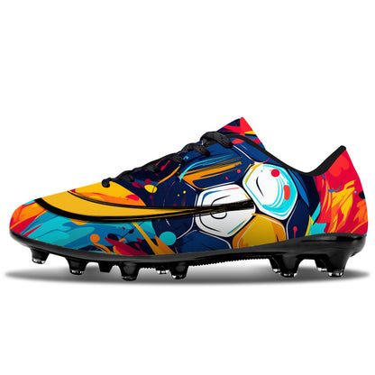 Art Soccer Pattern Football Shoes FG