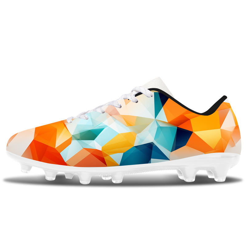 Geometric Pattern Football Shoes FG