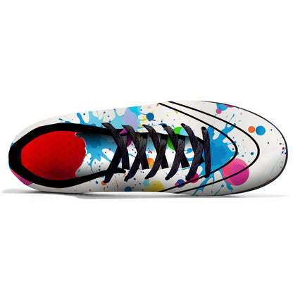 Color Paint Football Shoes FG
